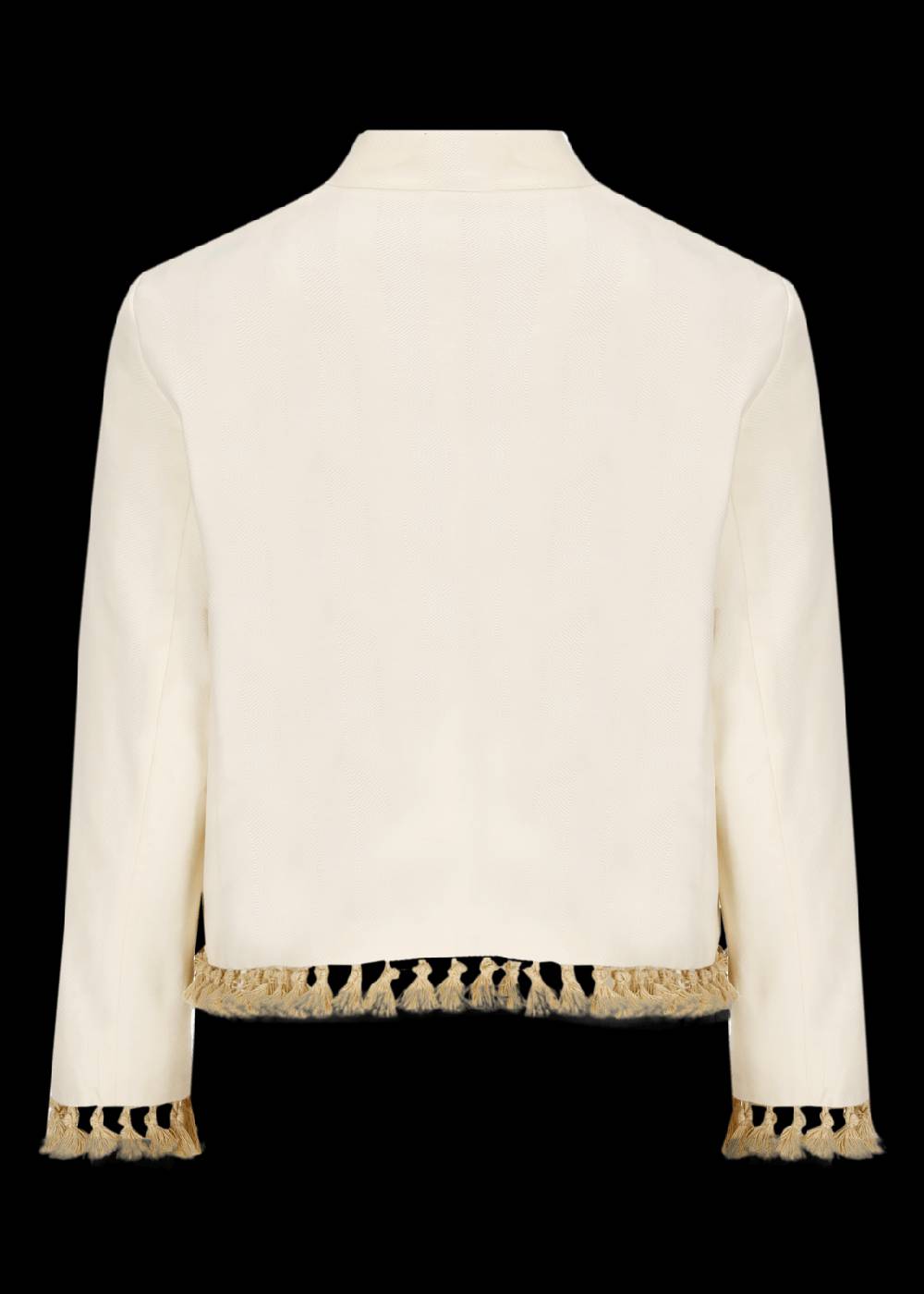 Luis Trenker Blazer corto con ricami e pompon modello Lurachele Moda