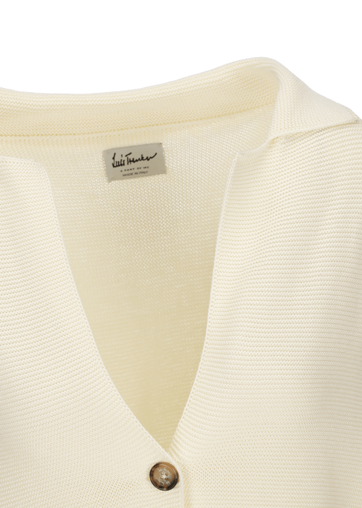 Luis Trenker Cardigan in maglia con profondo scollo a V modello Lualice Italia