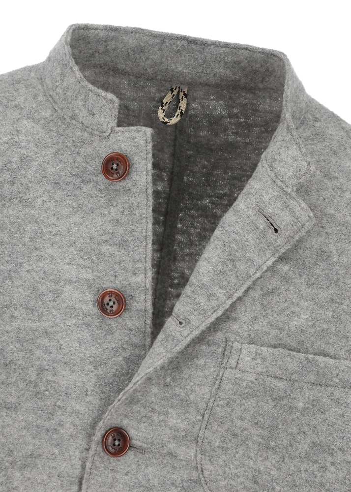 Luis Trenker Blazer in lana follata con cuciture a taglio vivo Luigis Sconti VIP