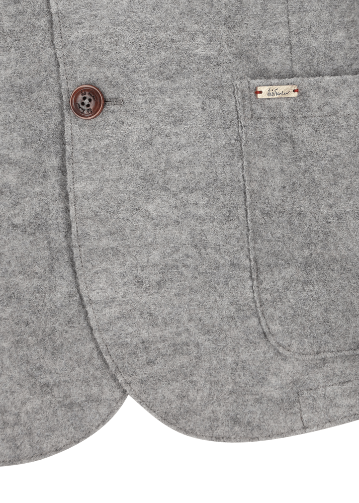 Luis Trenker Blazer in lana follata con cuciture a taglio vivo Luigis Sconti VIP