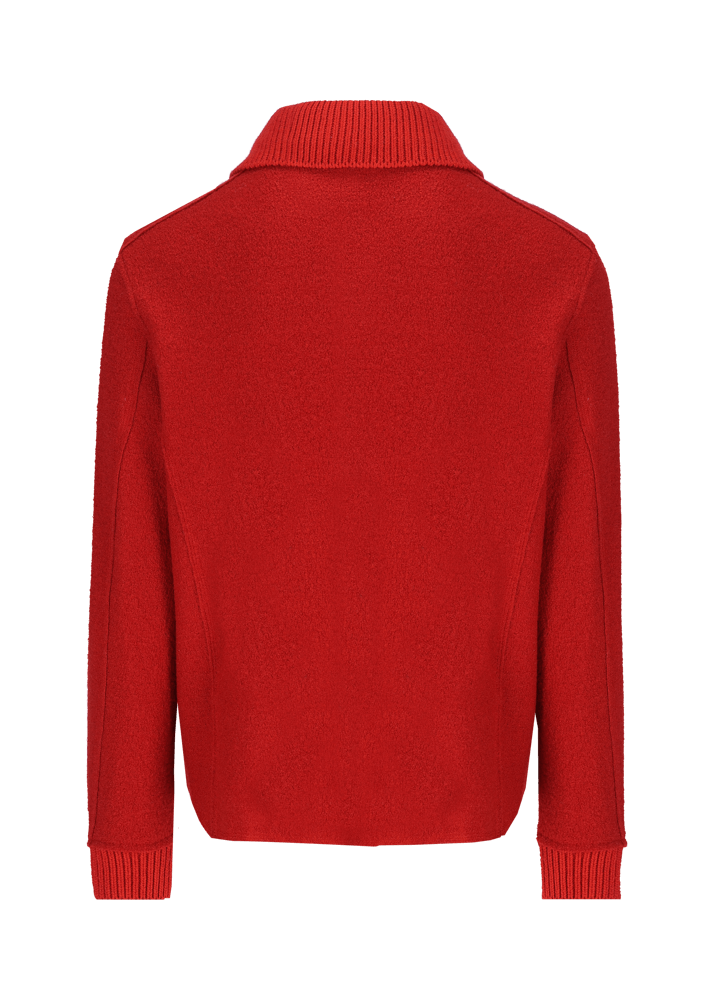Luis Trenker Giacca camicia in lana follata Lustanley Promozione