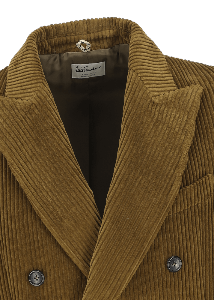 Luis Trenker Blazer in velluto a coste con collo a revers Lusimone Latest stili