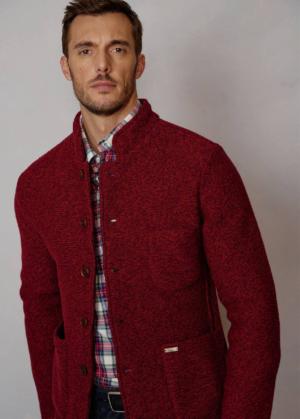 Luis Trenker Cardigan con collo alto Luwainer Discount Store per i nuovi prodotti