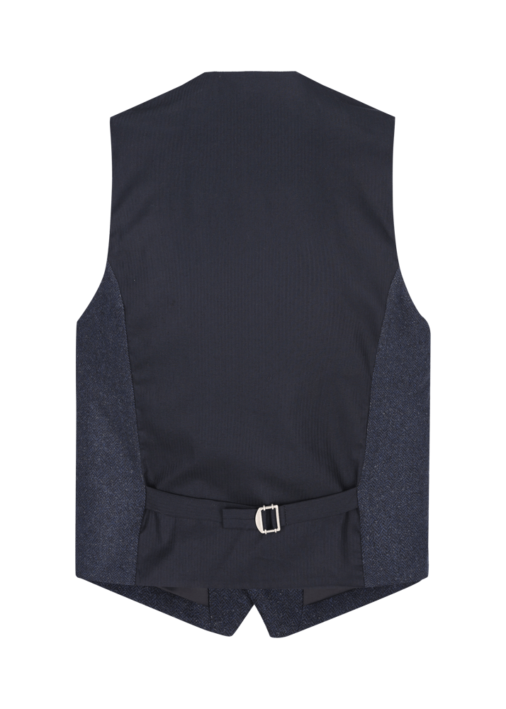Luis Trenker Gilet con motivo a spina di pesce Lusebastian Italy