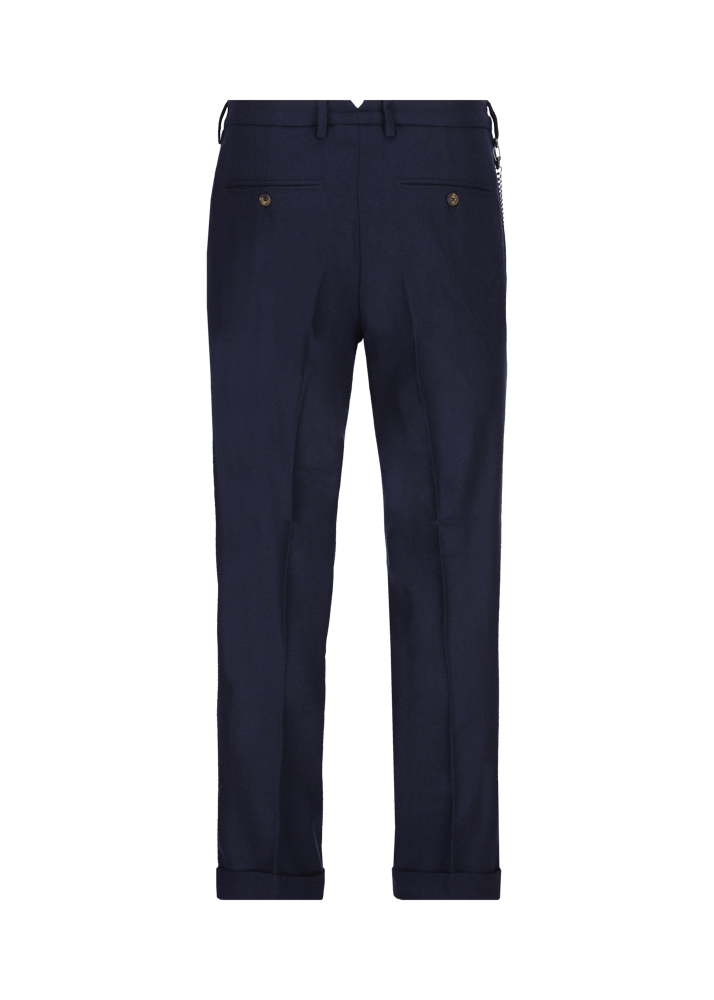 Luis Trenker Pantaloni chino in flanella di lana Lubruneu Qualità Garantita