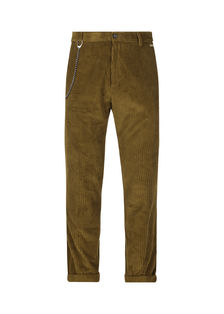 Luis Trenker Pantaloni chino in velluto a coste Lubruneu Promozione Limitata