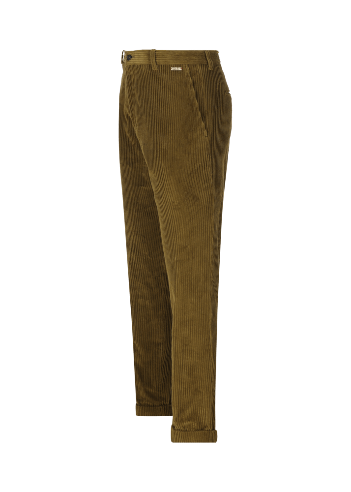 Luis Trenker Pantaloni chino in velluto a coste Lubruneu Promozione Limitata