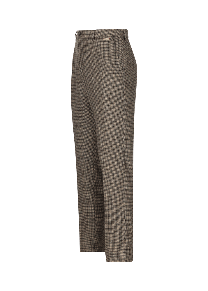 Luis Trenker Pantaloni chino con motivo pied-de-poule Lubogi Shopping Online
