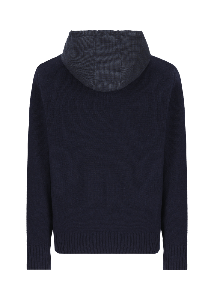 Luis Trenker Pullover lavorato a maglia con cappuccio Luwilfried Outlet
