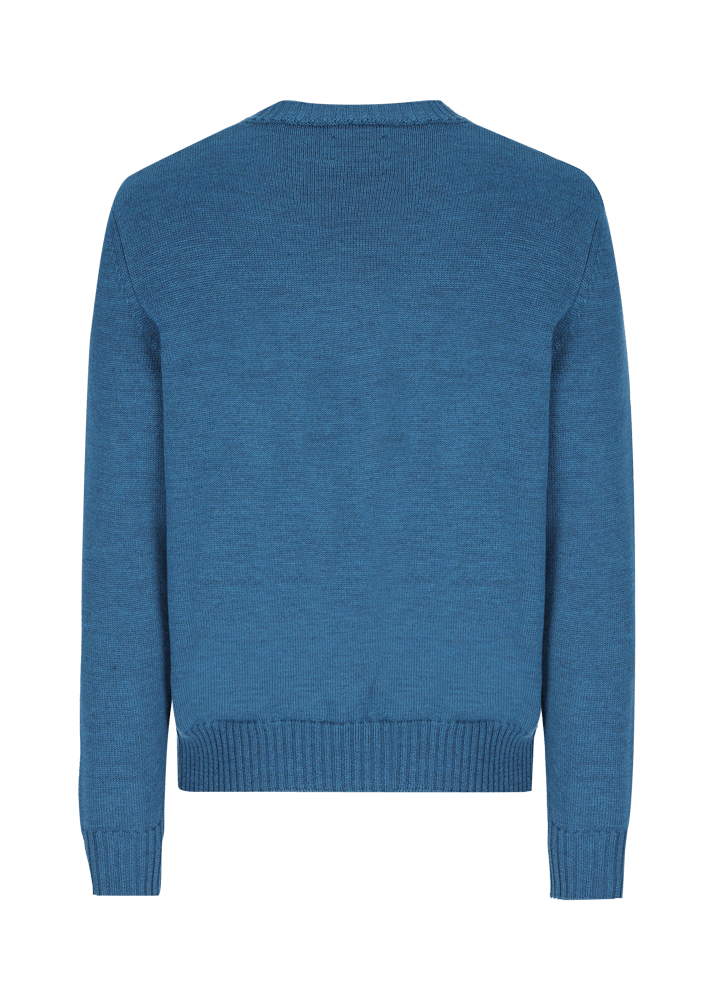 Luis Trenker Pullover lavorato a maglia in lana merino Luwietro In Vendita