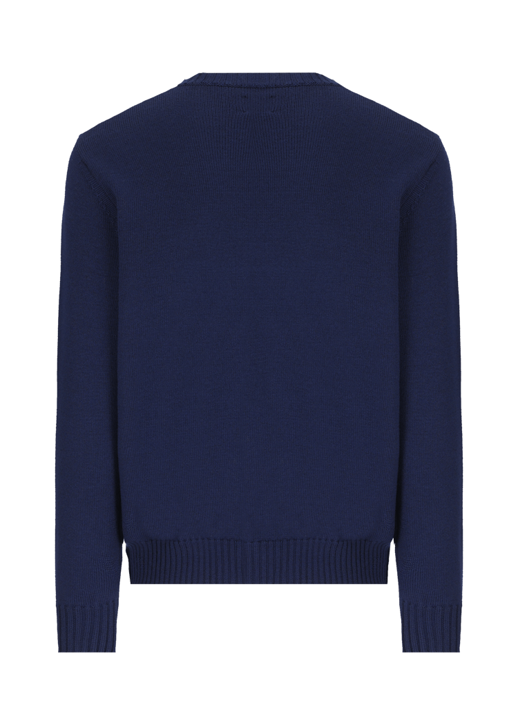 Luis Trenker Pullover lavorato a maglia in lana merino Luwietro Saldi