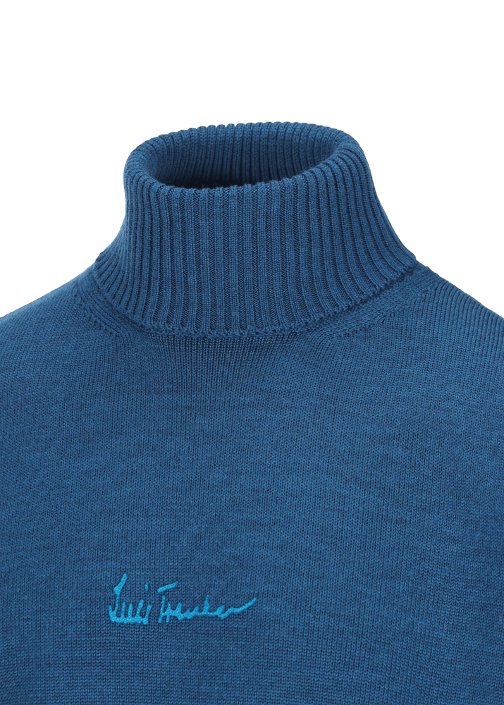 Luis Trenker Pullover a collo alto in lana merino Luwalbert Vendita Calda