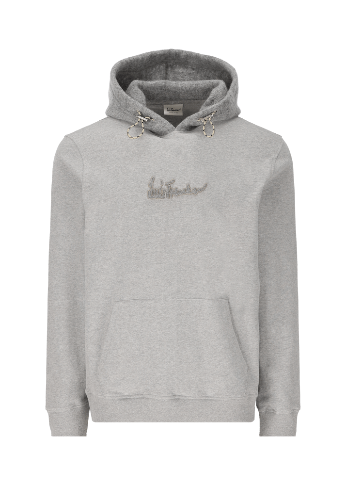 Luis Trenker Pullover con cappuccio e logo Luphilipp In Saldo