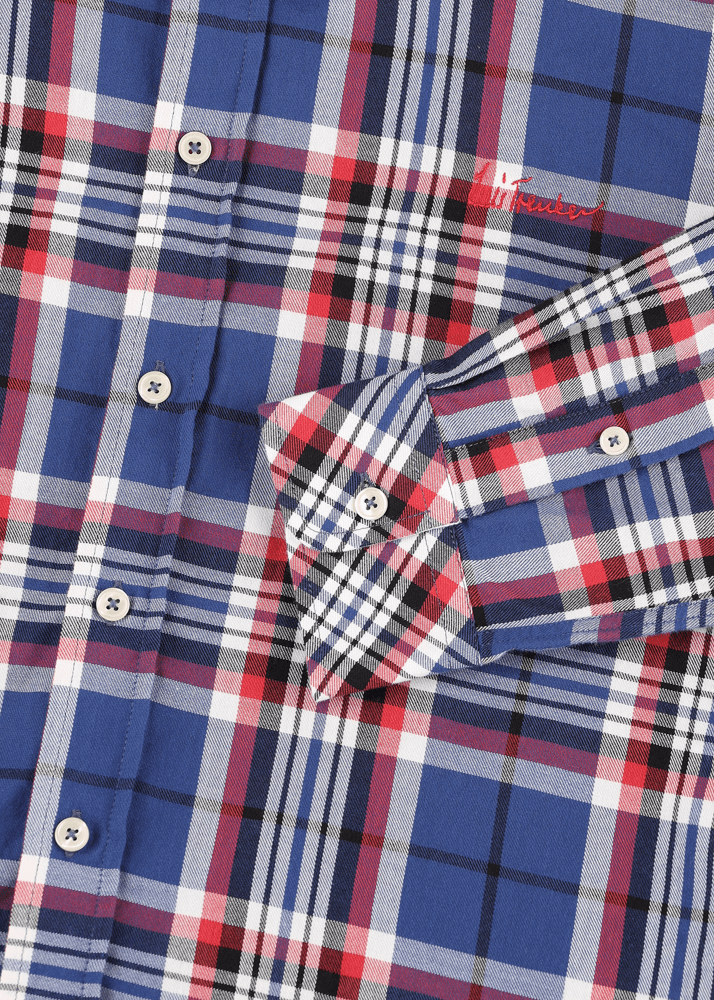 Luis Trenker Camicia con motivo a quadri Lubodo Vendite Flash