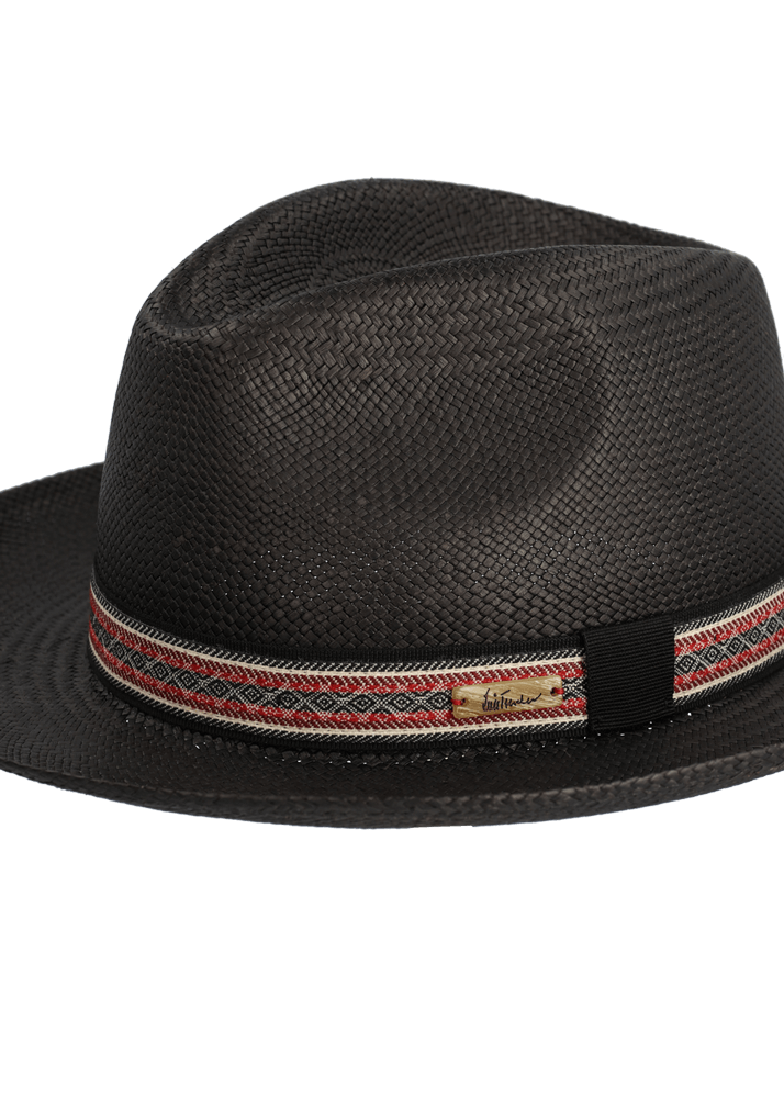 Luis Trenker Cappello in paglia con tesa ricurva modello Lumesa Sottocosto