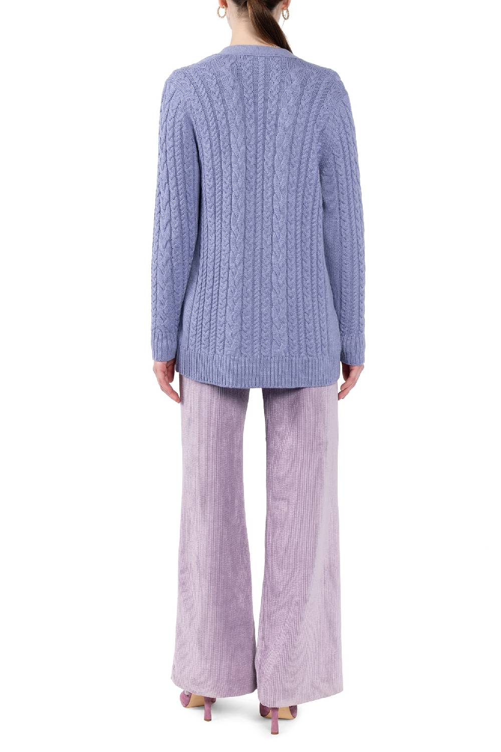 Luisa Beccaria Cardigan intrecciato Online
