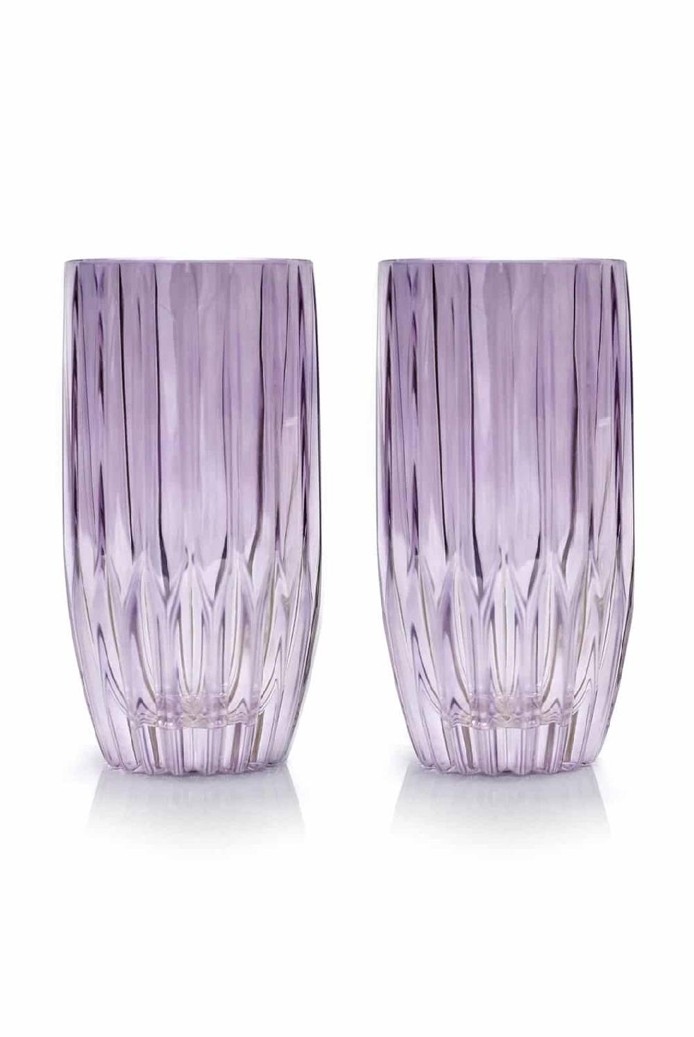 Luisa Beccaria Viola Set Di Due Grandi Bicchieri Tumbler Online