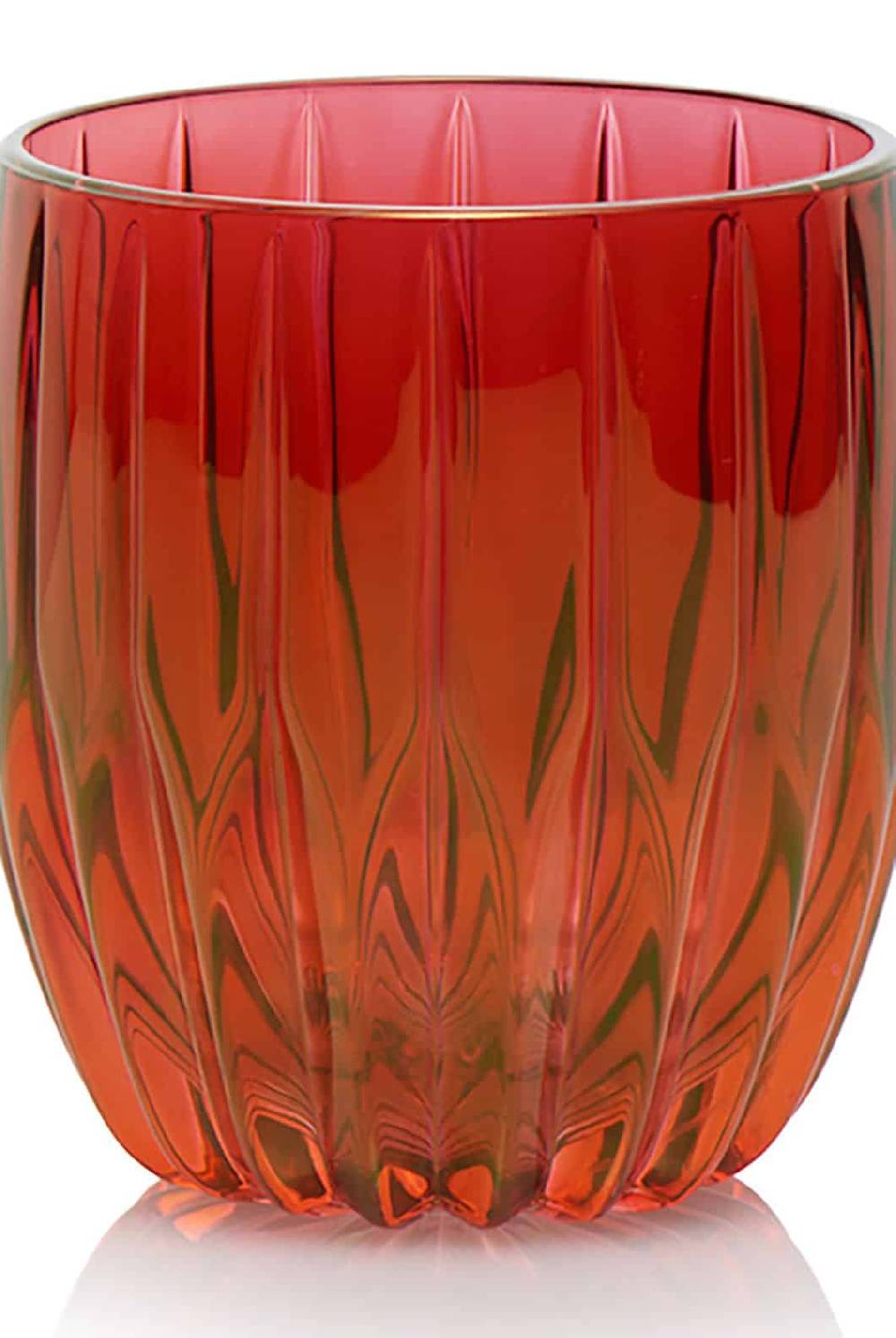 Luisa Beccaria Set Rosso Di Due Piccoli Bicchieri Tumbler Saldi