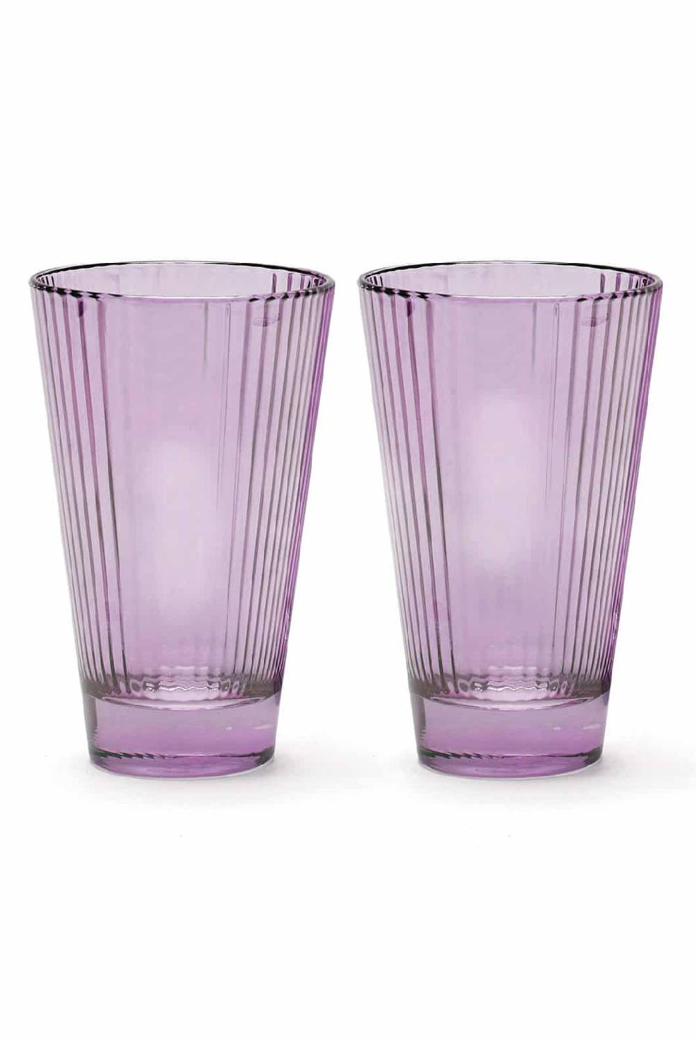 Luisa Beccaria Set Viola Di Due Bicchieri D'acqua Iside I Più Venduti