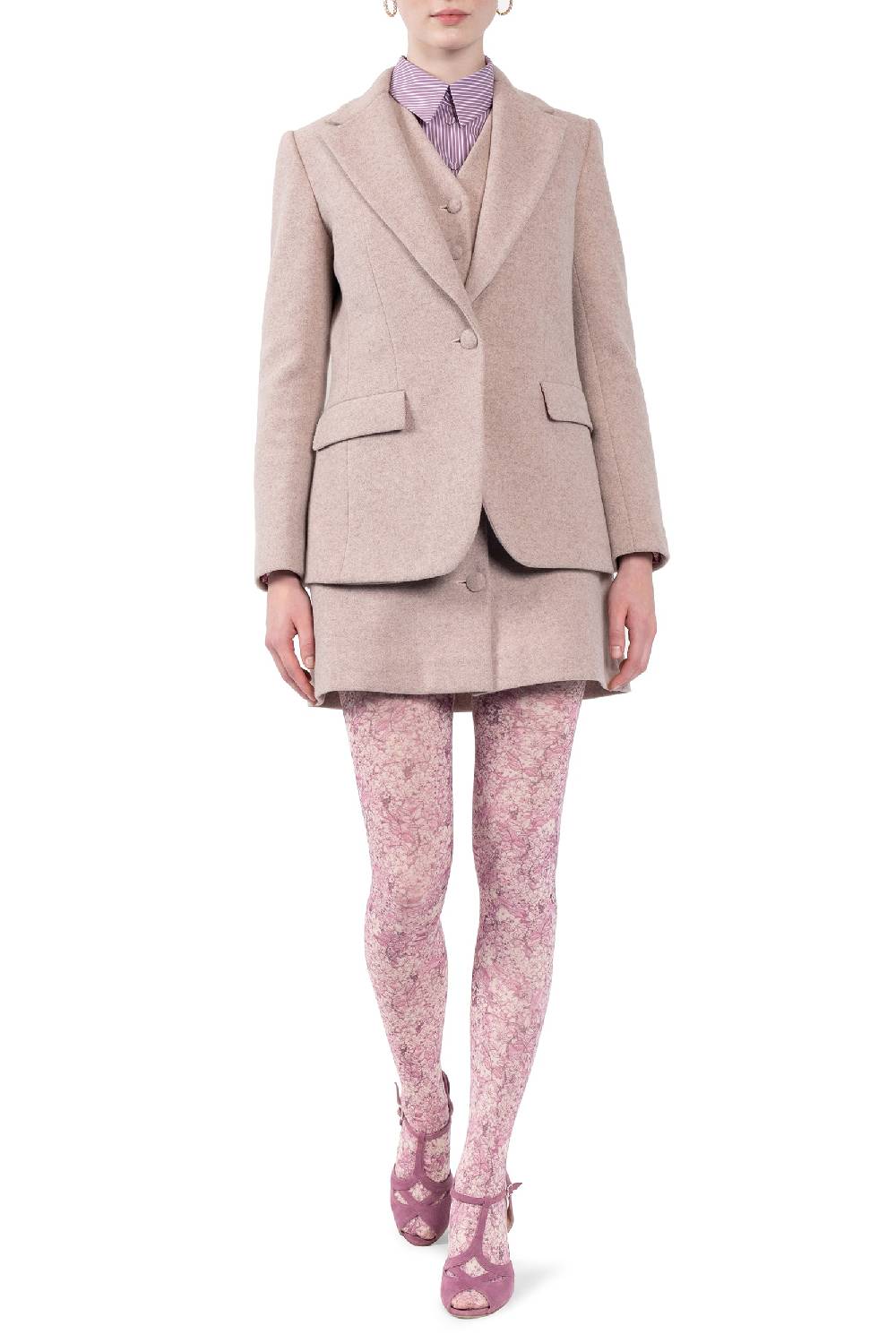 Luisa Beccaria Giacca Blazer in Lana Soddisfazione Garantita