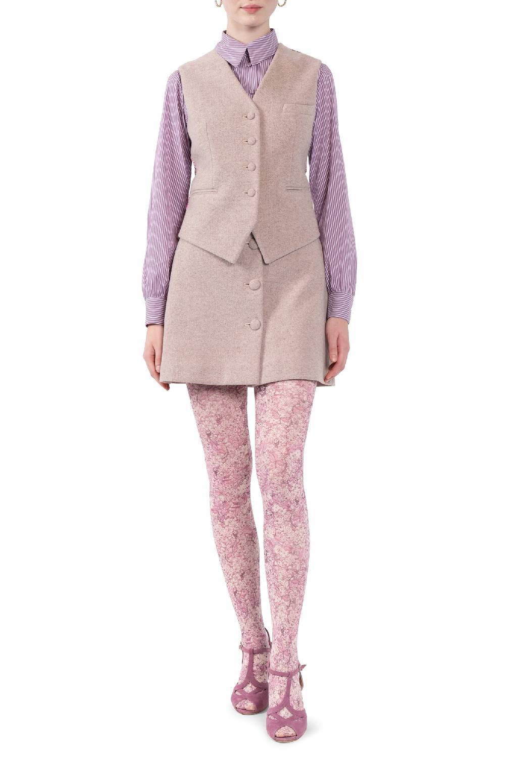 Luisa Beccaria Gilet di lana Qualità Garantita