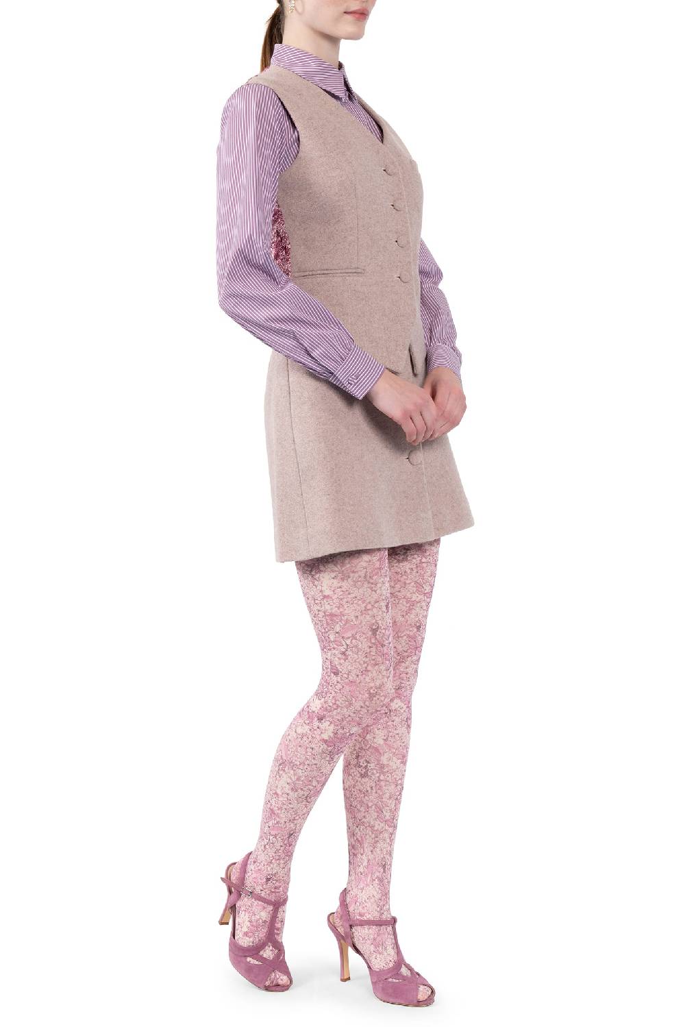 Luisa Beccaria Gilet di lana Qualità Garantita