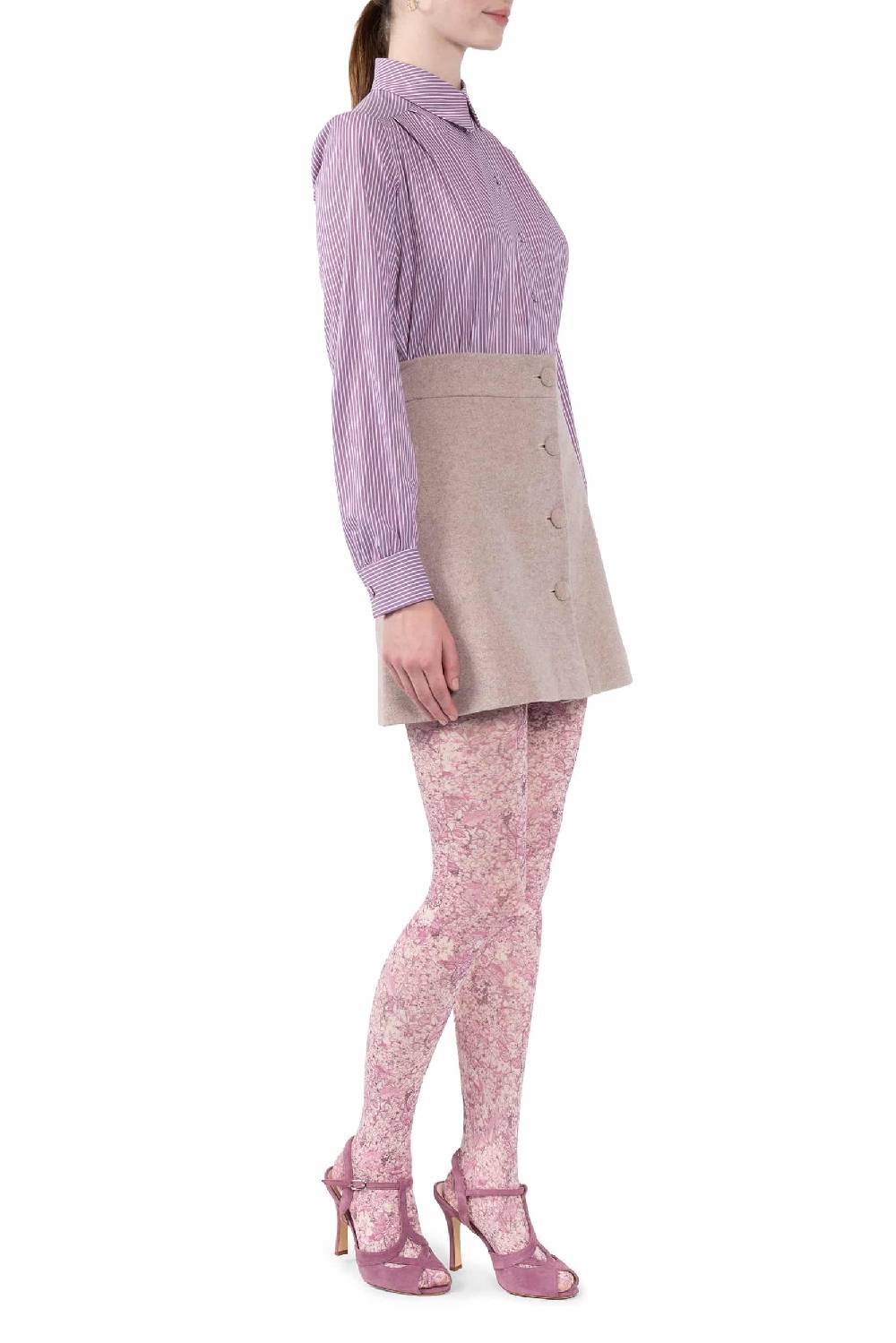 Luisa Beccaria Camicia in cotone a righe Acquista Ora