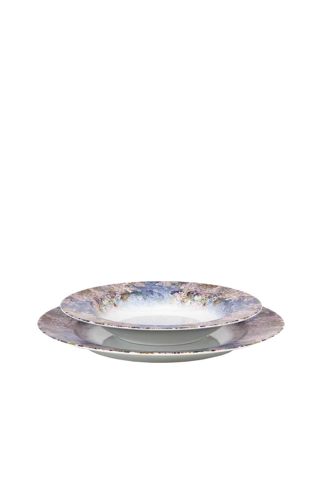 Luisa Beccaria Cherry Blossom Set Di Due Piatti Da Cena Hotsell