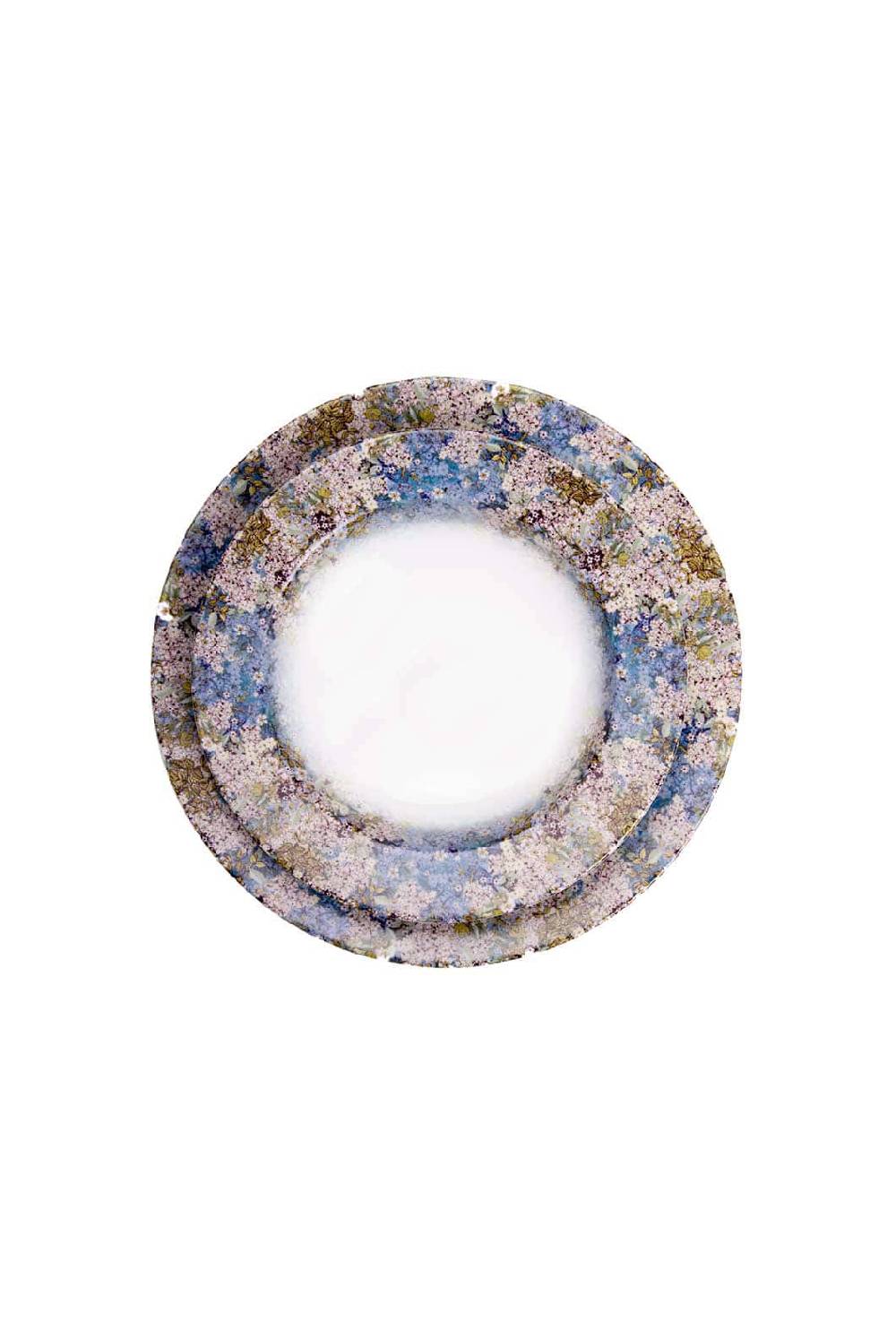 Luisa Beccaria Cherry Blossom Set Di Due Piatti Da Cena Hotsell