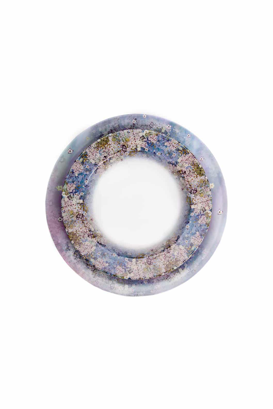 Luisa Beccaria Cherry Blossom Set Di Due Piatto Di Minestra In Vendita