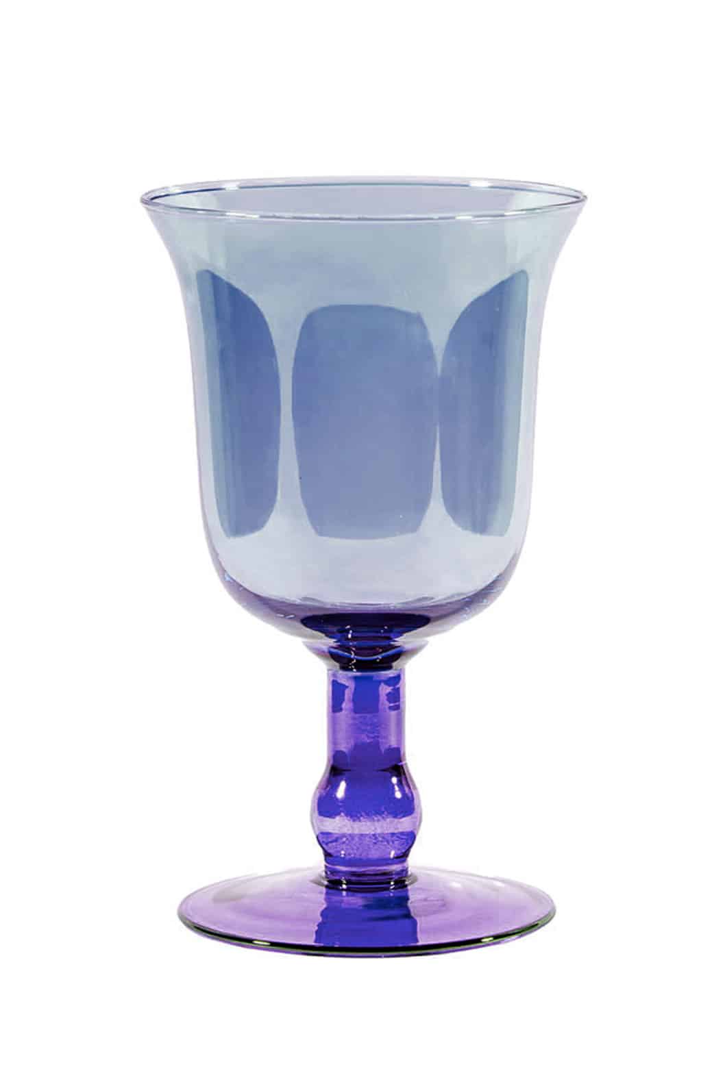 Luisa Beccaria Vaso di candela di tonalità dal viola al blu Vendita Economica