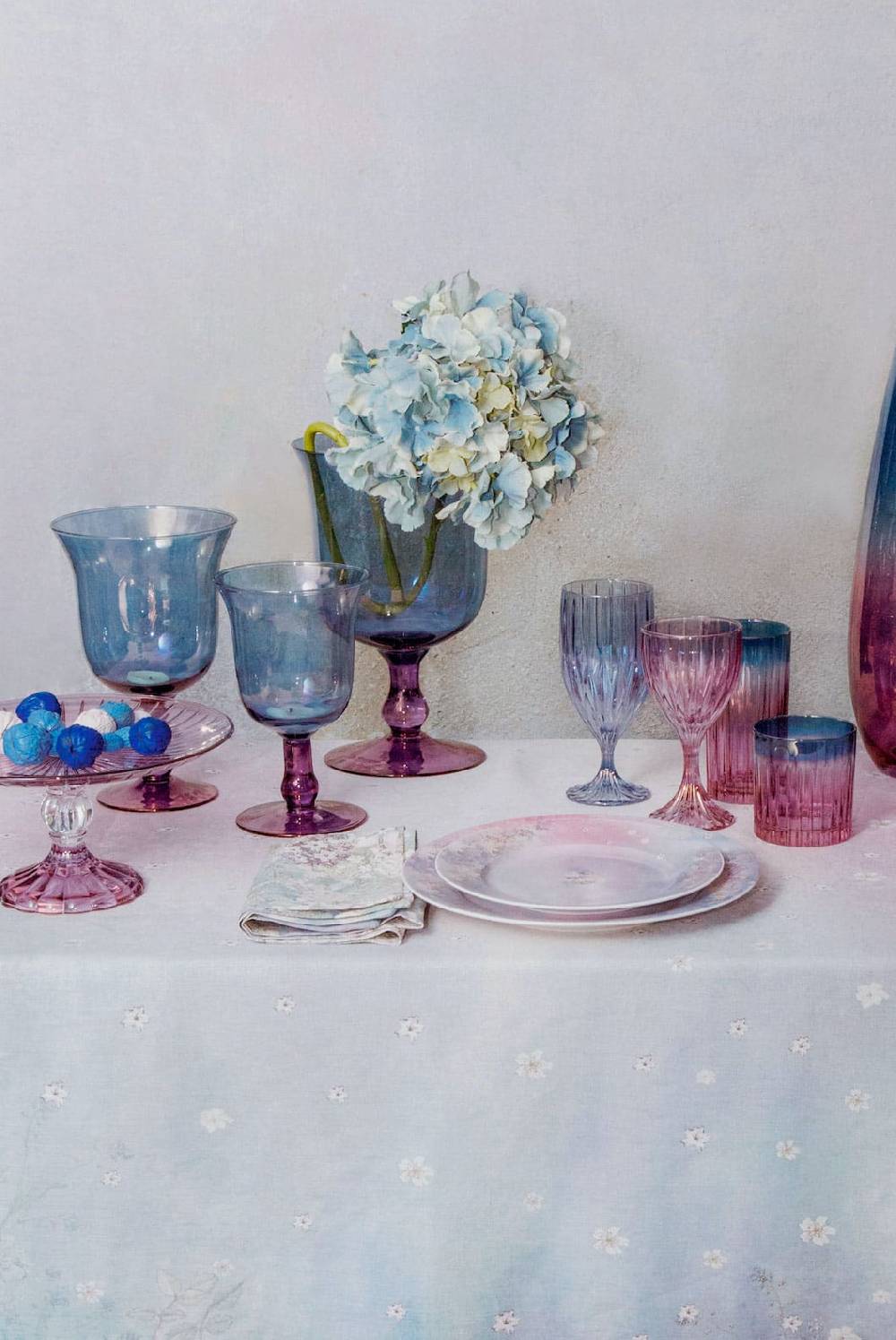 Luisa Beccaria Shade Purple To Blue Set Di Due Grandi Bicchieri Tumbler Hotsell