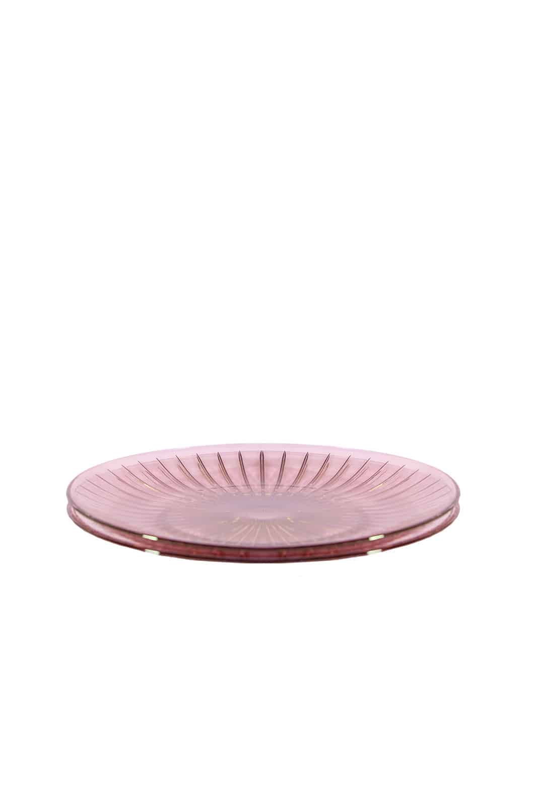Luisa Beccaria Set Rosa Di Due Lastre Di Vetro