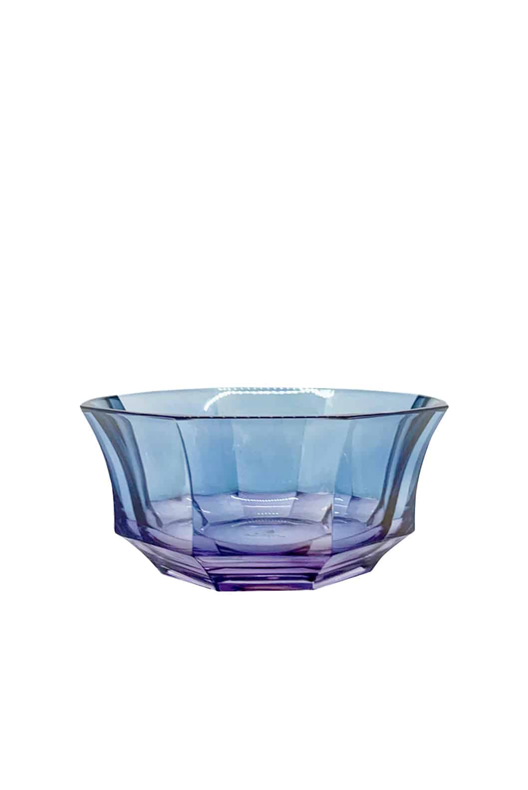 Luisa Beccaria Ciotola da dessert in cristallo sfaccettato dal viola al blu Promozione