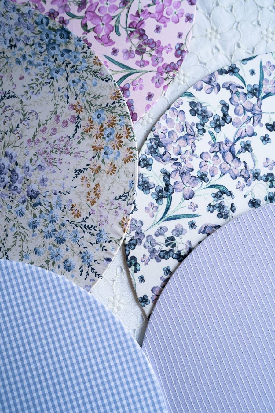 Luisa Beccaria Tovaglietta Vichy Cotton Round Blu Affare Del Giorno
