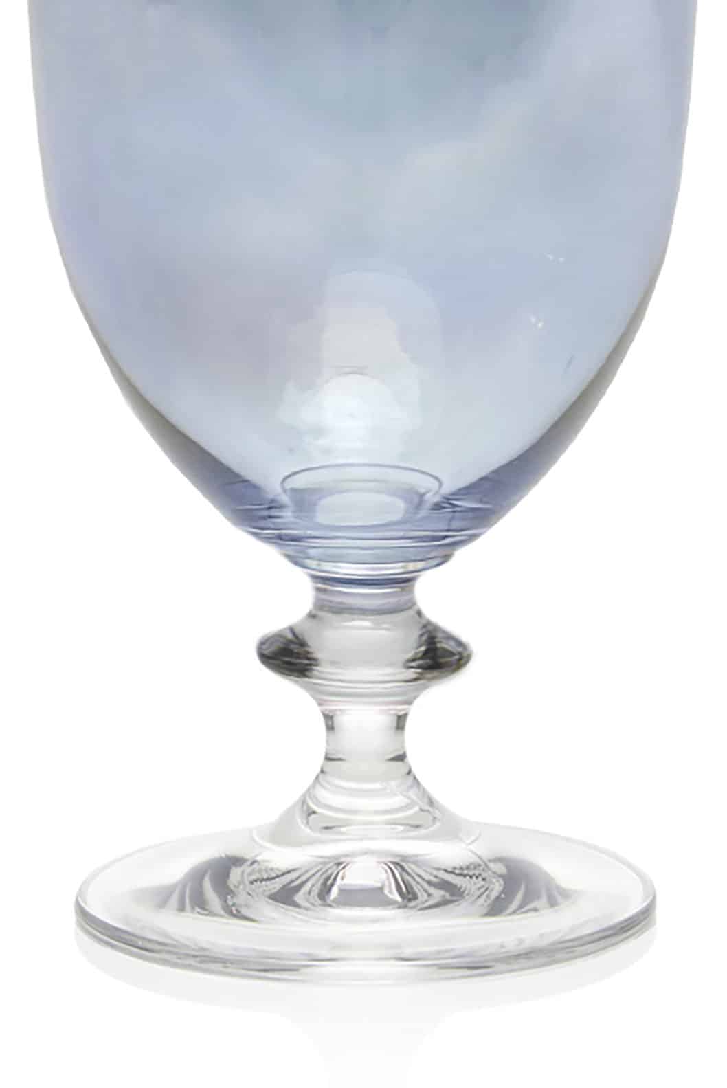 Luisa Beccaria Set Blu Di Due Bicchieri D'acqua Roseo Sconto