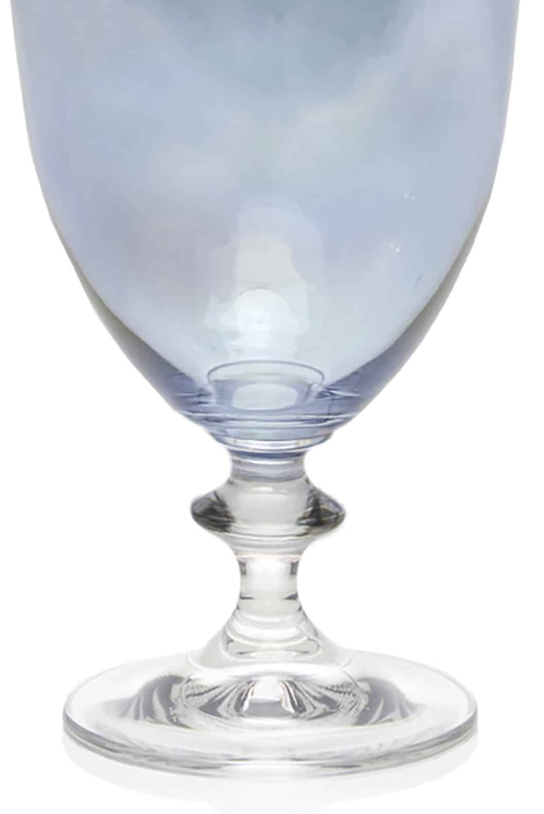 Luisa Beccaria Set Blu Di Due Bicchieri Di Vino Rosato Offerta