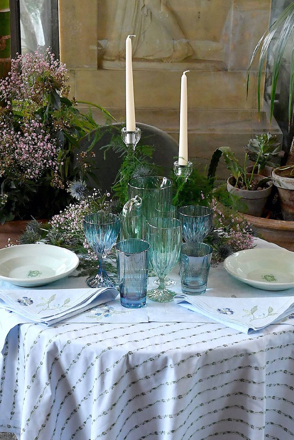 Luisa Beccaria Brocca Rigata Verde Prestige in Vetro In vendita