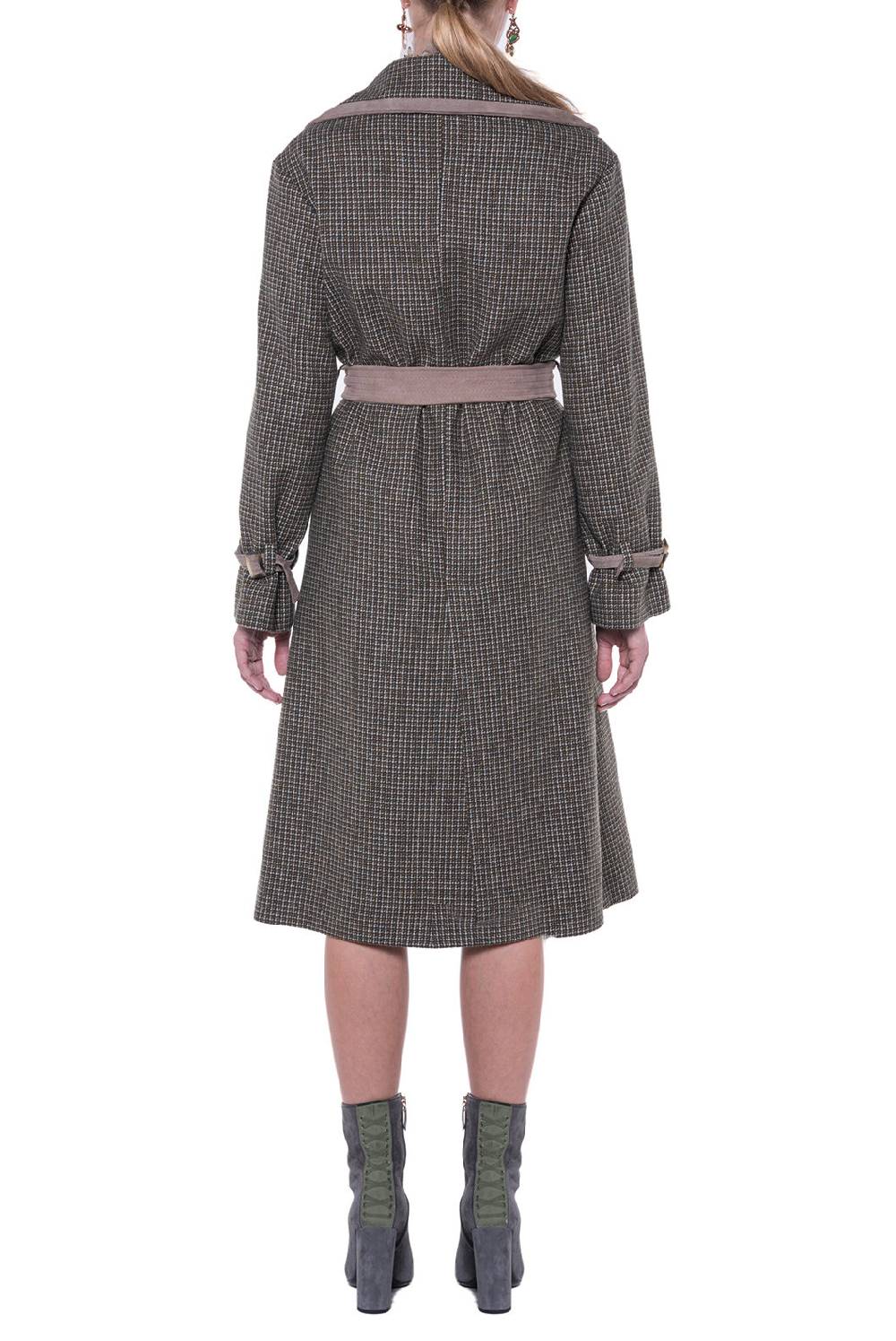 Luisa Beccaria Cappotto in tweed Qualità