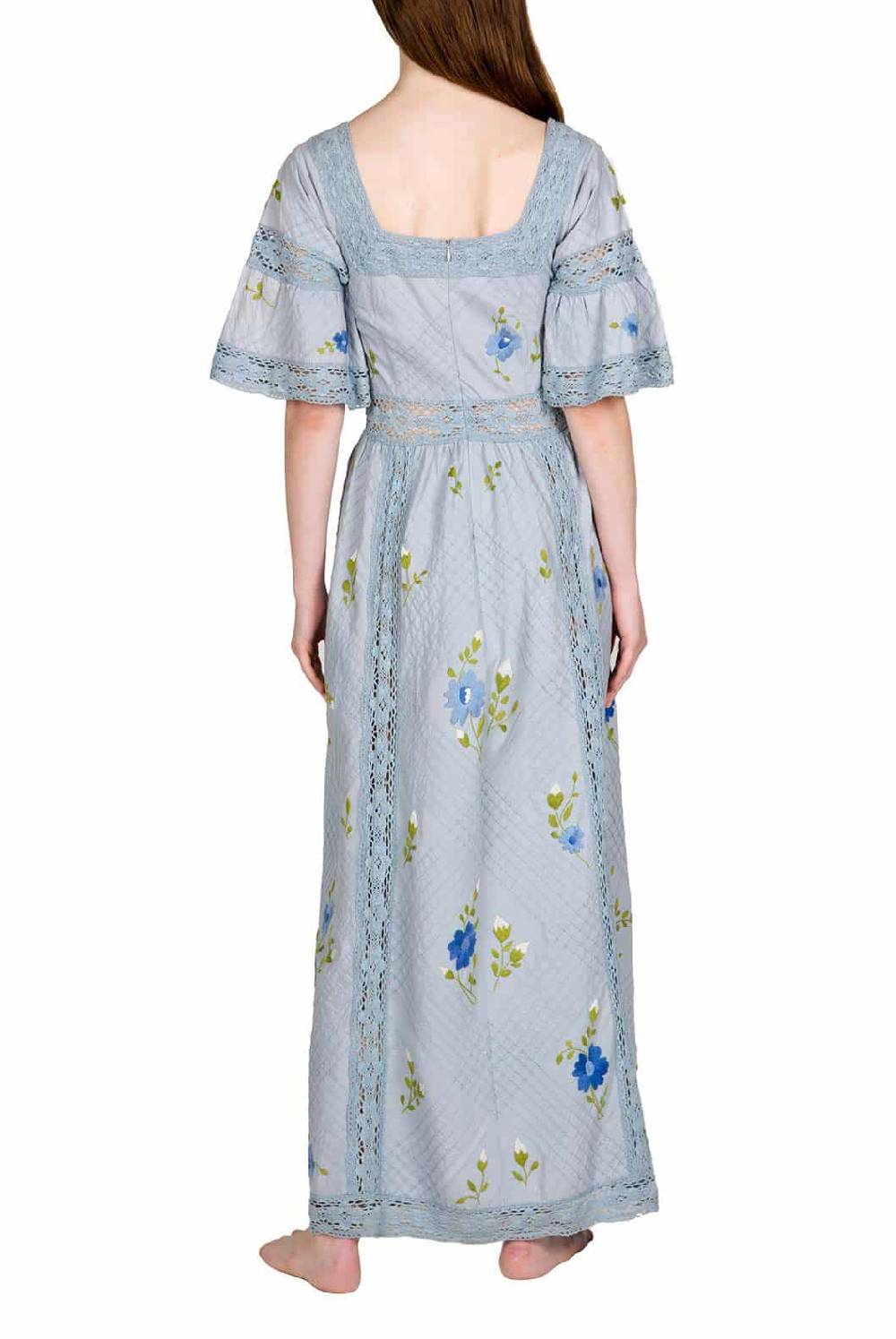 Luisa Beccaria Abito in pizzo floreale ritagliato Sconto di tempo limitato
