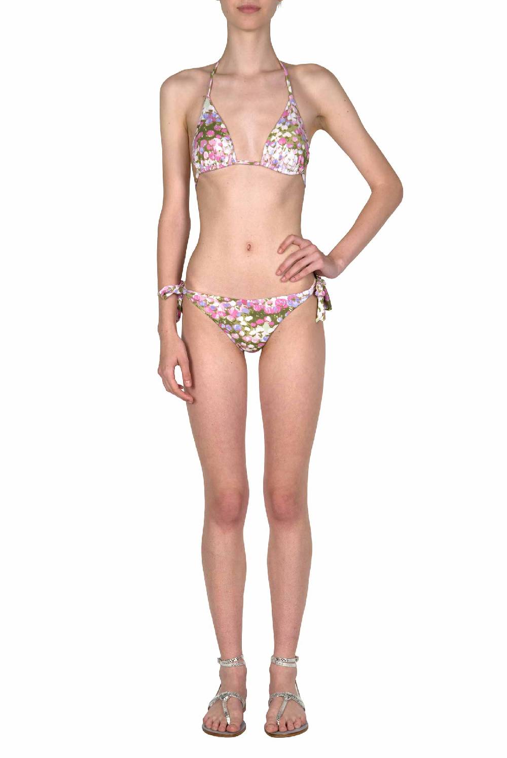 Luisa Beccaria Bikini Triangolo E Slip Rosa Monet 2025