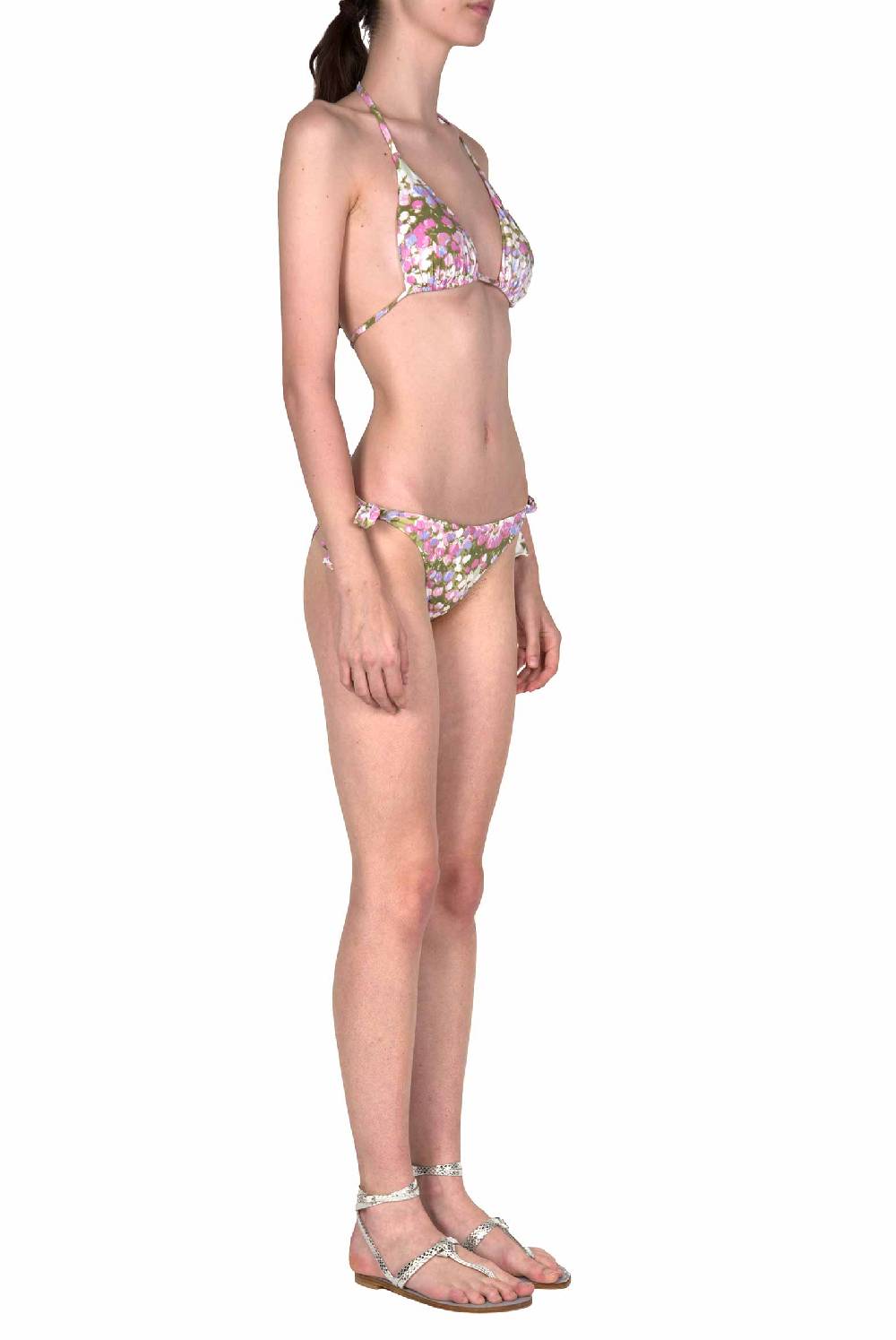 Luisa Beccaria Bikini Triangolo E Slip Rosa Monet 2025