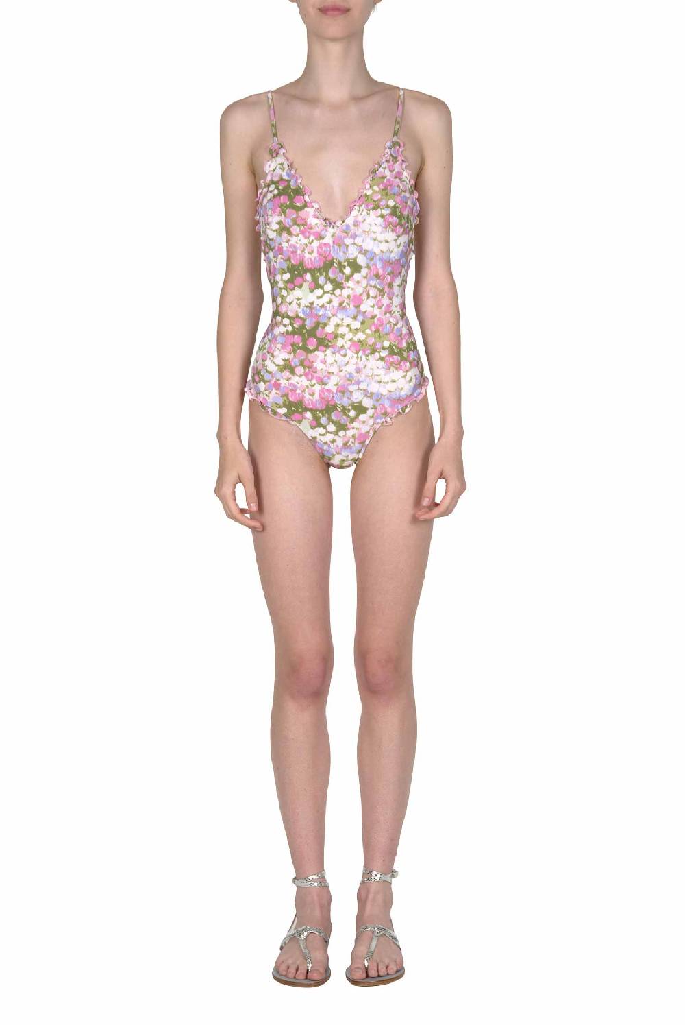 Luisa Beccaria Costume intero rosa Monet Online