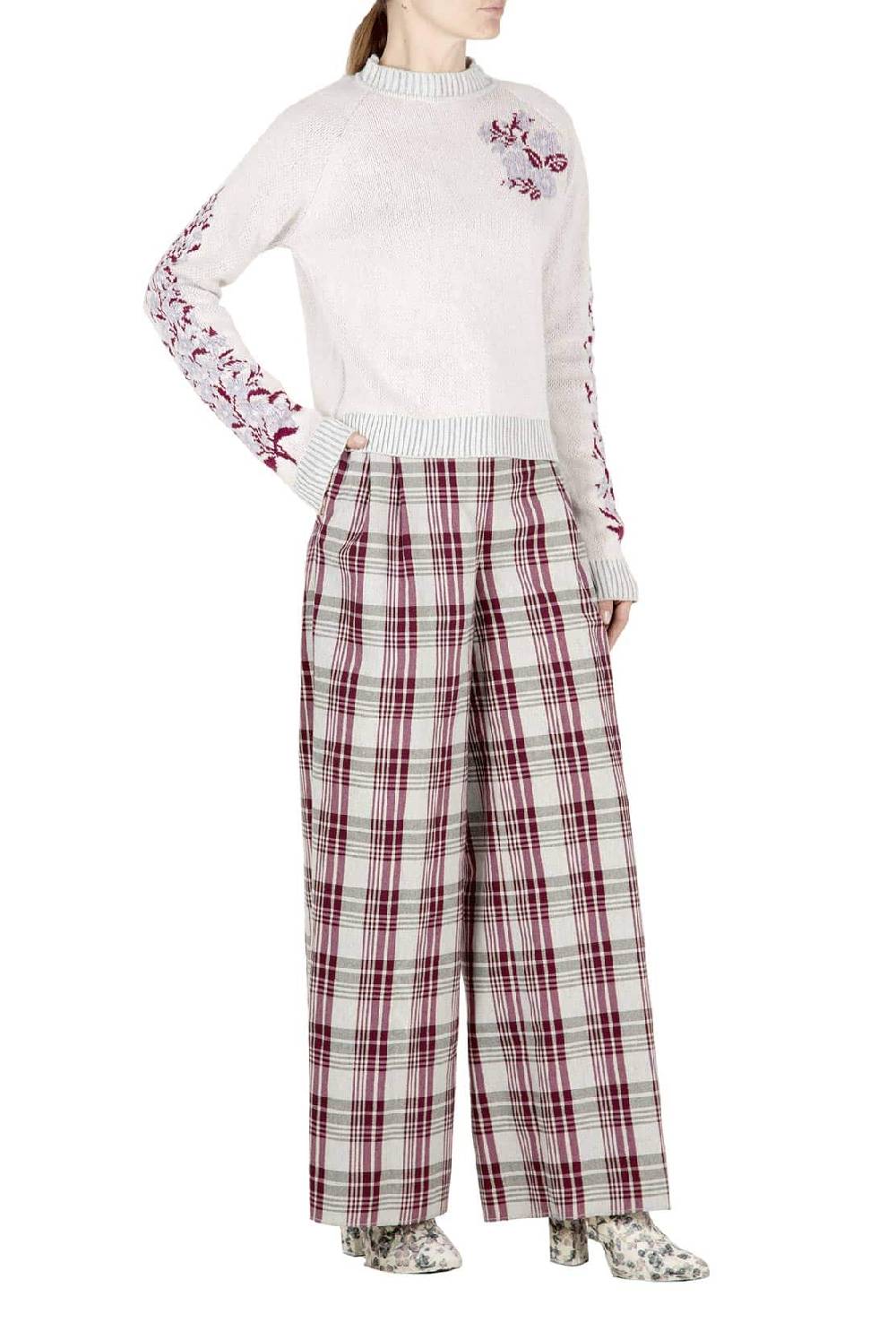 Luisa Beccaria Maglia Girocollo Cashmere Prezzo Ridotto