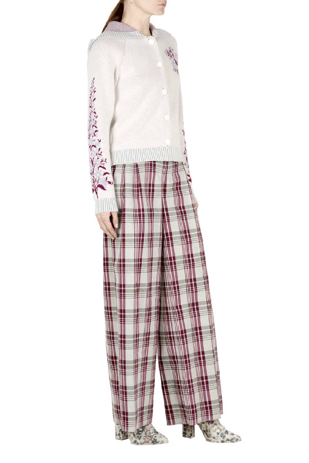 Luisa Beccaria Cardigan con cappuccio in cashmere Convenienza