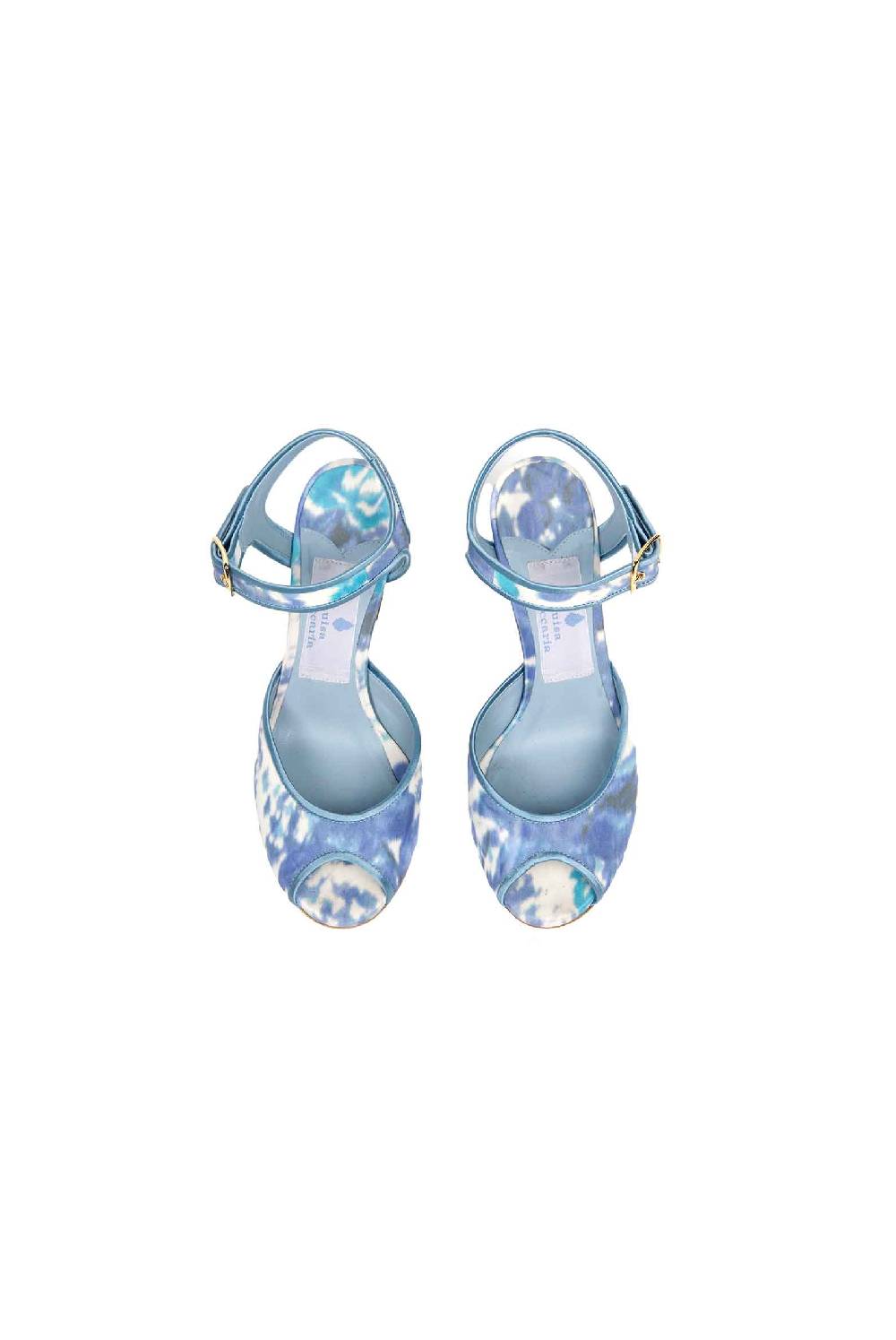 Luisa Beccaria Tacchi Open-Toe floreali Capri Italia