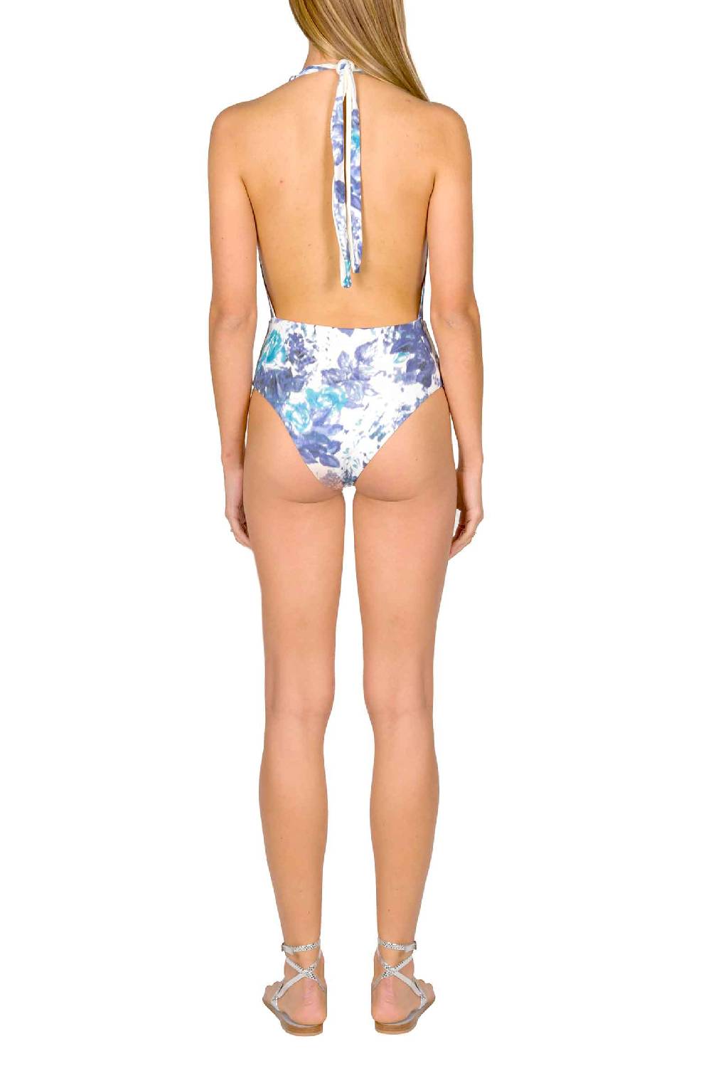 Luisa Beccaria Costume Capri con scollo all'americana In Linea