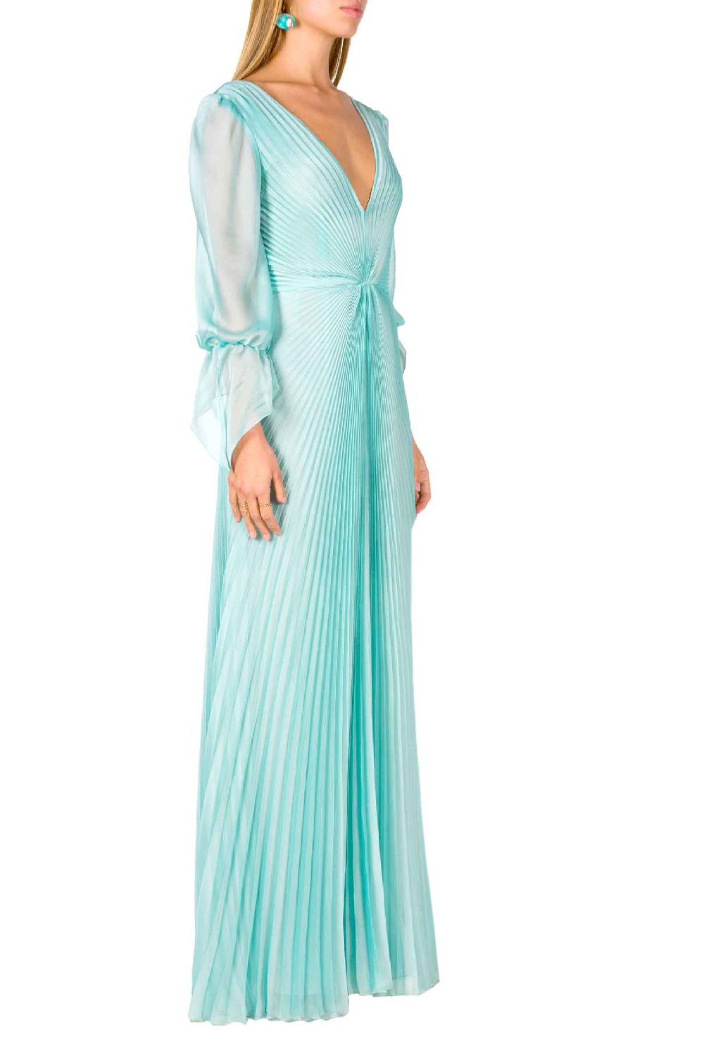 Luisa Beccaria Abito lungo in chiffon Angelina Promozione Limitata
