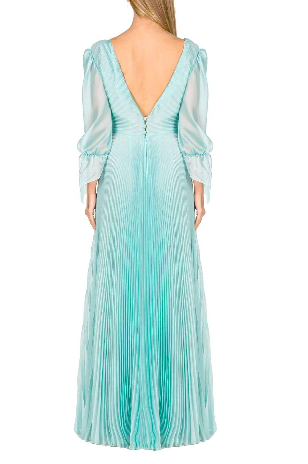 Luisa Beccaria Abito lungo in chiffon Angelina Promozione Limitata