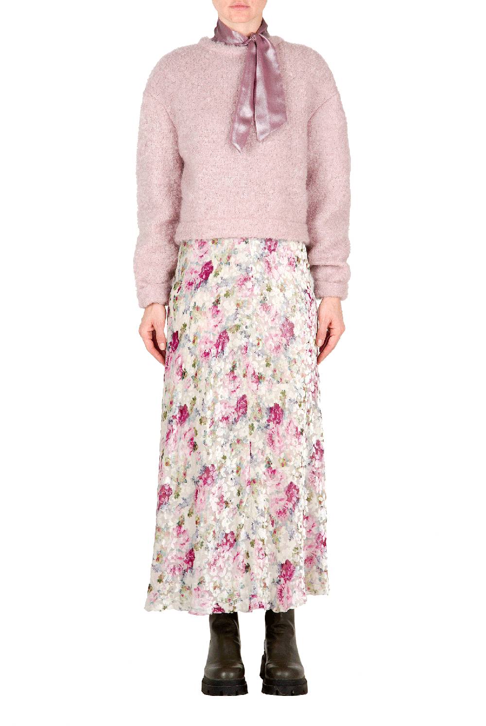 Luisa Beccaria Felpa in mohair Saldi Di Fabbrica